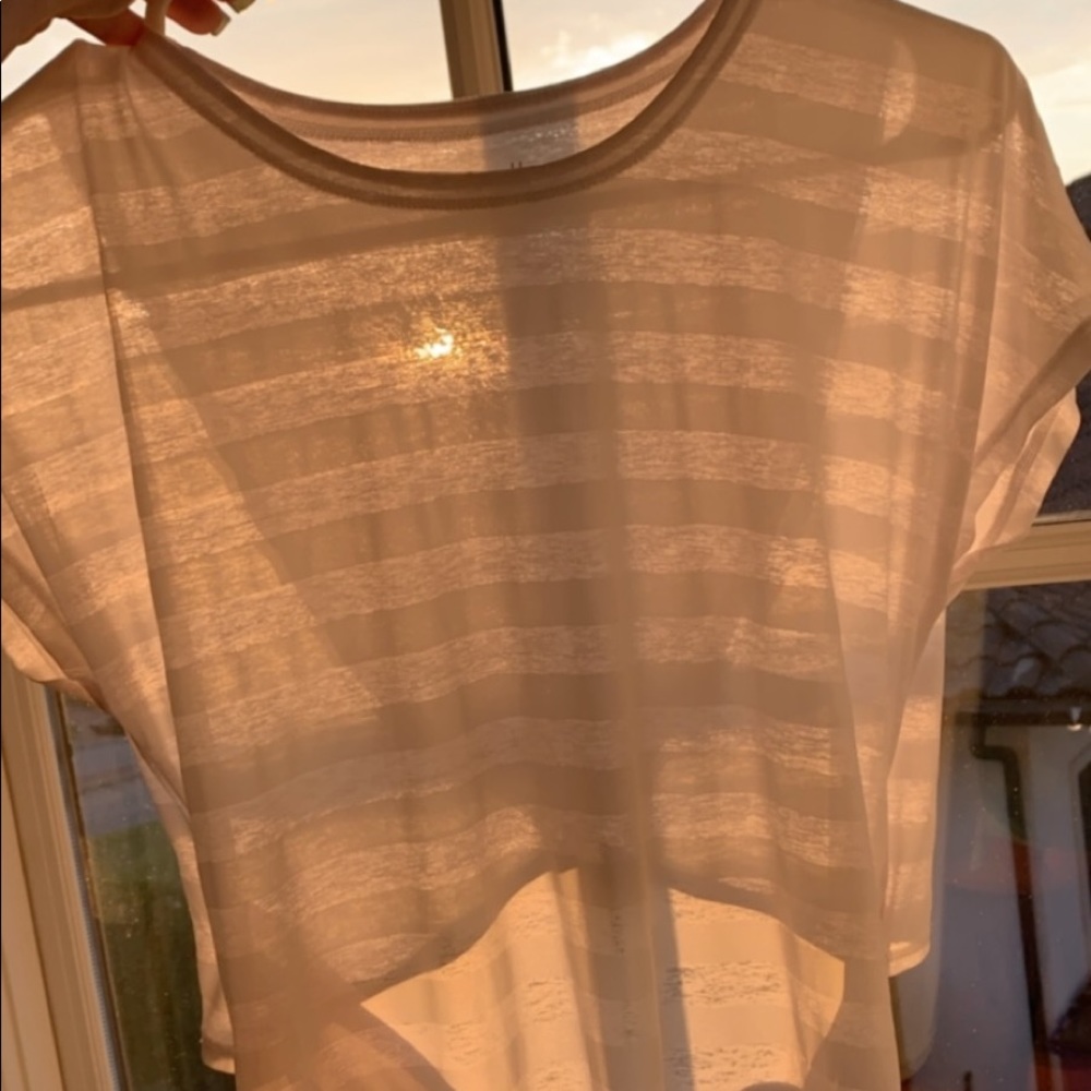white open back top